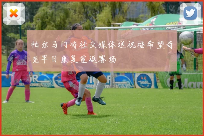 帕尔马门将社交媒体送祝福希望奇克早日康复重返赛场